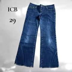 【ICB】フレアデニム　大きめ　ゆったり　インディゴ　ブーツカット　29 XLのサムネイル
