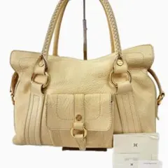 CELINE セリーヌ ブギーバッグ ハンドバッグ アイボリーのサムネイル