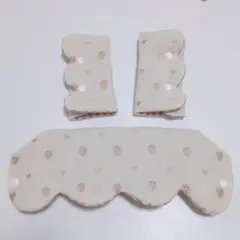 베이비 스트랩 커버 수제 빨기 패드 드롤 커버 스트로베리