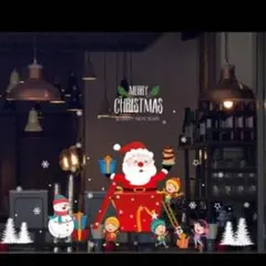 【クリスマス ウォールステッカー窓 飾り付け】