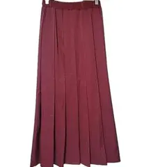 レディース プリーツ スカート ボルドー M