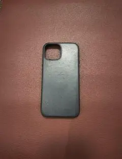 iPhone13mini 純正 ミッドナイト レザーケース