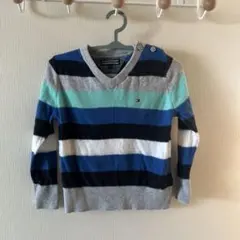 TOMMY HILFIGER Vネックセーター 80サイズ