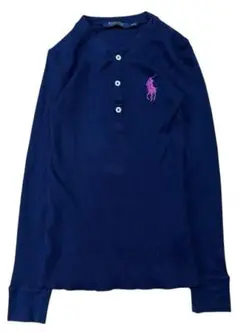 POLO Ralph Lauren ヘンリーネック ビッグロゴ カットソー