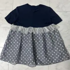 RosyMonstarネイビー チュニック Tシャツ 半袖のサムネイル