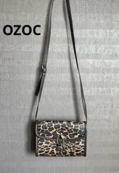 OZOC ヒョウ柄ショルダーバッグ