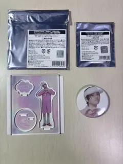 &TEAM YUMA コラボカフェ　アクリルスタンド &缶バッジ