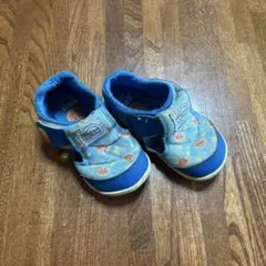 アンパンマン　サンダル スニーカー　青　ムーンスター　14.0 美品