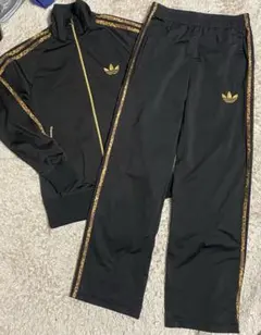 adidas アディダス トラックジャケット セットアップ レオパード 豹 XS