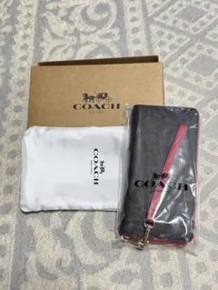 や*ダ様 COACH SIG ACRD ZP ARND 長財布 グリーン や*ダ様 COACH SIG ACRD ZP ARND 長財布 グリーン - メルカリ