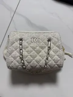 Darich キルティングツイードミニボストンバッグ ノベルティ WHT