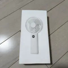 ホワイト ハンディファン USB充電
