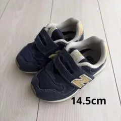 ニューバランス　14.5cm ネイビー×イエロー　newbalance313
