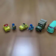 カーズ　マテル　応援タイプの仲間達　5台セット