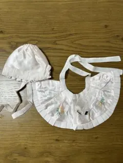 お宮参り用 女の子 ピンク 帽子 スタイ