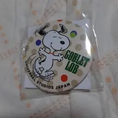 ユニバーサルスタジオジャパン USJ 缶バッジ スヌーピー 缶バッヂ