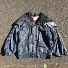 80s 90s N2B 네이비 military IDEAL 지퍼 포커스