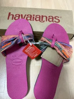Havaianas サンダル ピンク マルチカラー 37-38のサムネイル
