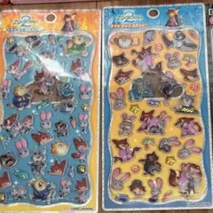 ズートピア ステッカー 2シートセット