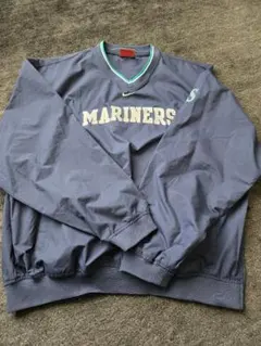 【90s】 NIKE MLB マリナーズ ナイロンプルオーバー