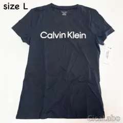 【新品】カルバンクライン パフォーマンス Tシャツ ロゴ 黒 L
