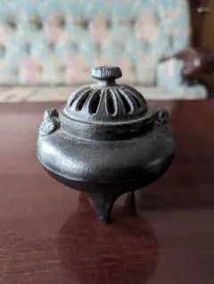 鉄器 鉄炉 鉄製香炉 デスク 書斎 香道具 工芸品 置物 鉄器 鉄炉 鉄製香炉 デスク 書斎 香道具 工芸品 置物