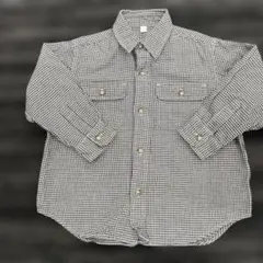 110サイズ　子供シャツ　チェック柄