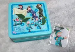 忍たま乱太郎 アニメイトカフェ クッキー缶　梅雨の日