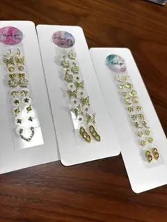 オレイユシート 金粒 20粒×3シート ゴールドパーツ 耳ツボジュエリー