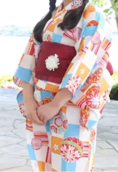 子供用 浴衣 セパレート浴衣 浴衣ワンピース サイズ120