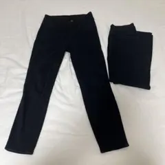 UNIQLO ブラックスキニーパンツ Mサイズ　二本組