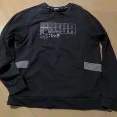 PUMA ブラック トレーナー