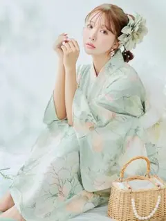 sugarnine シュガーナイン アイシーミントグリーン 浴衣 7点 極美品