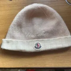 MONCLER モンクレール ベビー くまさん ボア 耳付き帽子 XS ホワイト 