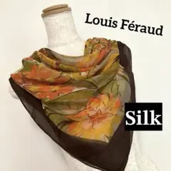 Louis Féraud silk シルクスカーフ 大判 スカーフ ルイフェローのサムネイル