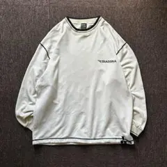 00s DIADORA テック スウェット ドローコード Y2K アーカイブ