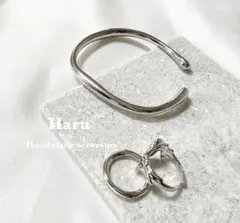 ＊silver nuance bangle＊