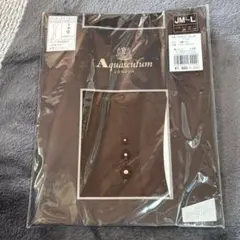 Aquascutum ブラック パンティストッキング JM〜L