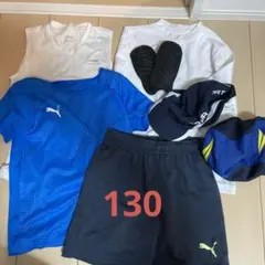 サッカーウェア　キャップ　すねあて　プーマ　上下