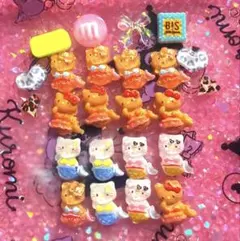 ネイルパーツ♡人形姫キティ　日焼けキティ　ギャルキティ　全セット