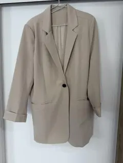 セレクトモカ シンプルデザインテーラードジャケット FREE ベージュ