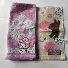 キャラクタータオルハンカチ２枚セット