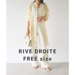 RIVE DROITE シアーロングシャツ サイドポケット ワンピースのサムネイル