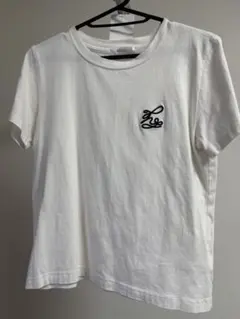 NICE CLAUP 半袖 Tシャツ ホワイト 刺繍