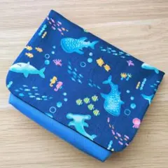 マチ付き移動ポケット　男の子　魚②