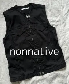 nonnative ノンネイティブ　１５SS トラッカーベスト　ブラック