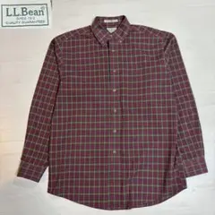 L.L.BEAN エルエルビーン チェックシャツ 古着 vintage Mサイズ