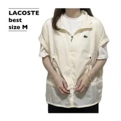 LACOSTE ラコステ ハーフジップ ナイロン ベスト ワンポイントロゴ