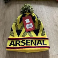Arsenal FC ニットキャップ ポンポン付き　未使用　タグ付