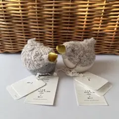 K*6様 ミナペルホネン　hina 2羽セット　ぬいぐるみ　ペーパーウェイト